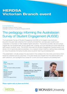 HERDSA Victorian Branch event
