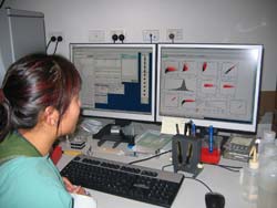The flow cytometer in action