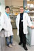 Professor Tony Tiganis (right) and Kim Loh