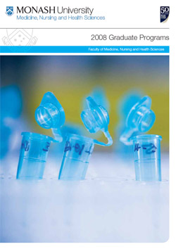 2008 Graduate Program Cover